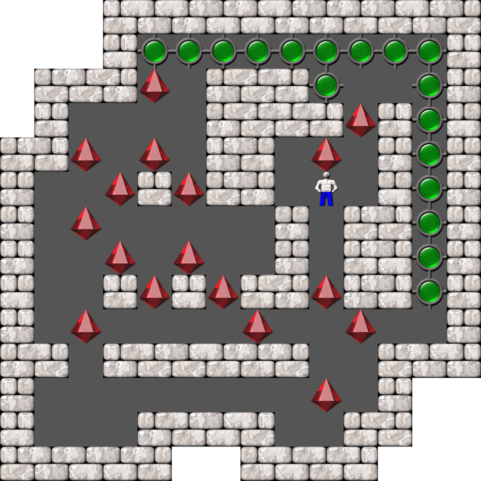 Sokoban Mass Remodel level 2218